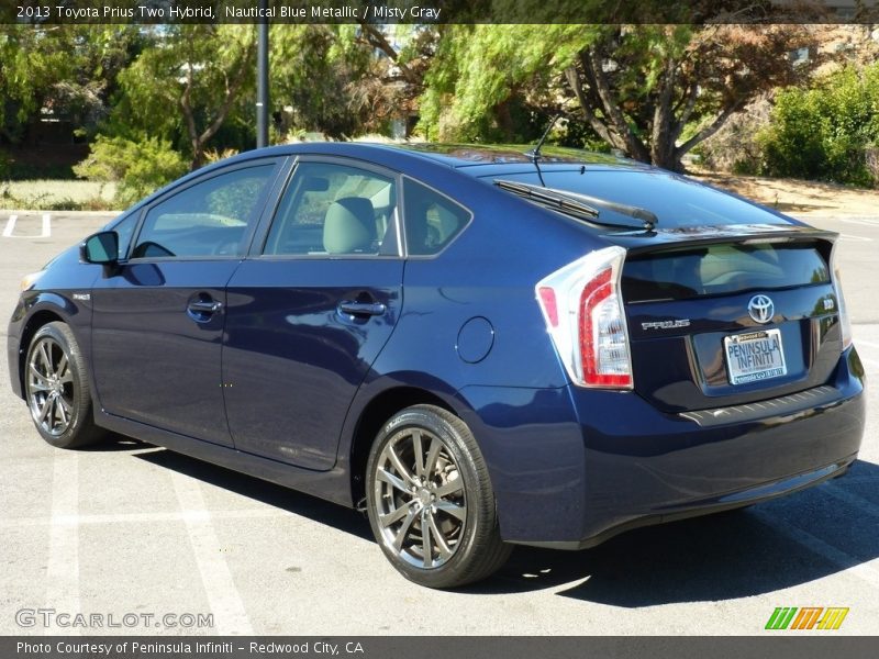 Nautical Blue Metallic / Misty Gray 2013 Toyota Prius Two Hybrid