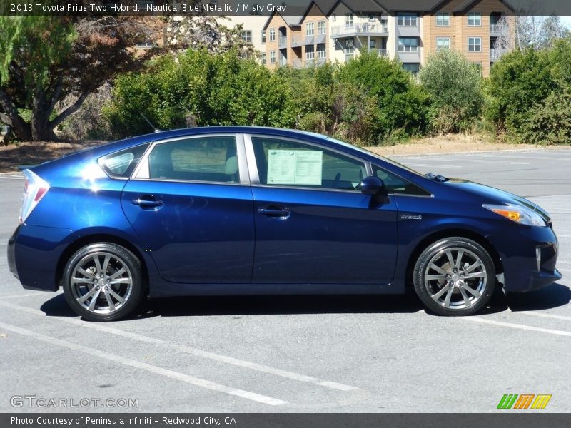 Nautical Blue Metallic / Misty Gray 2013 Toyota Prius Two Hybrid
