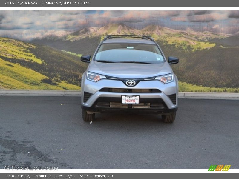 Silver Sky Metallic / Black 2016 Toyota RAV4 LE