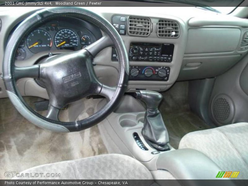 Woodland Green / Pewter 2001 GMC Jimmy SLS 4x4