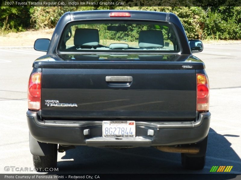 Indigo Ink Pearl / Graphite Gray 2007 Toyota Tacoma Regular Cab
