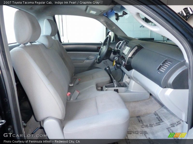 Indigo Ink Pearl / Graphite Gray 2007 Toyota Tacoma Regular Cab