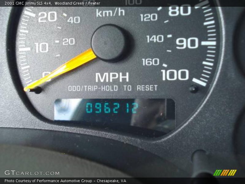 Woodland Green / Pewter 2001 GMC Jimmy SLS 4x4