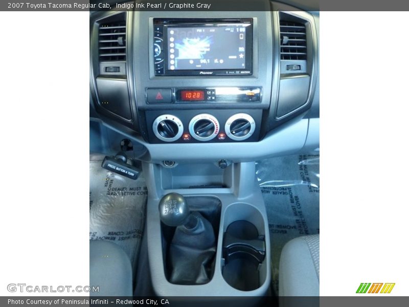 Indigo Ink Pearl / Graphite Gray 2007 Toyota Tacoma Regular Cab