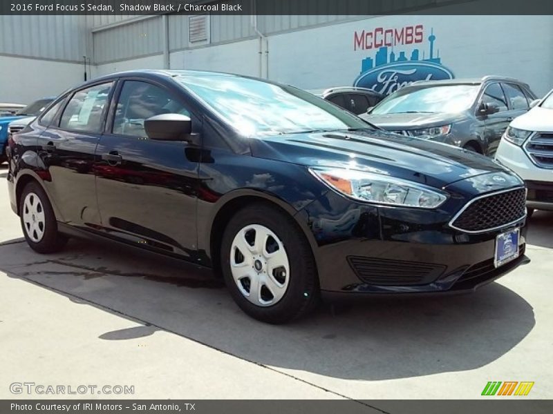 Shadow Black / Charcoal Black 2016 Ford Focus S Sedan