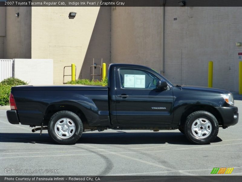 Indigo Ink Pearl / Graphite Gray 2007 Toyota Tacoma Regular Cab