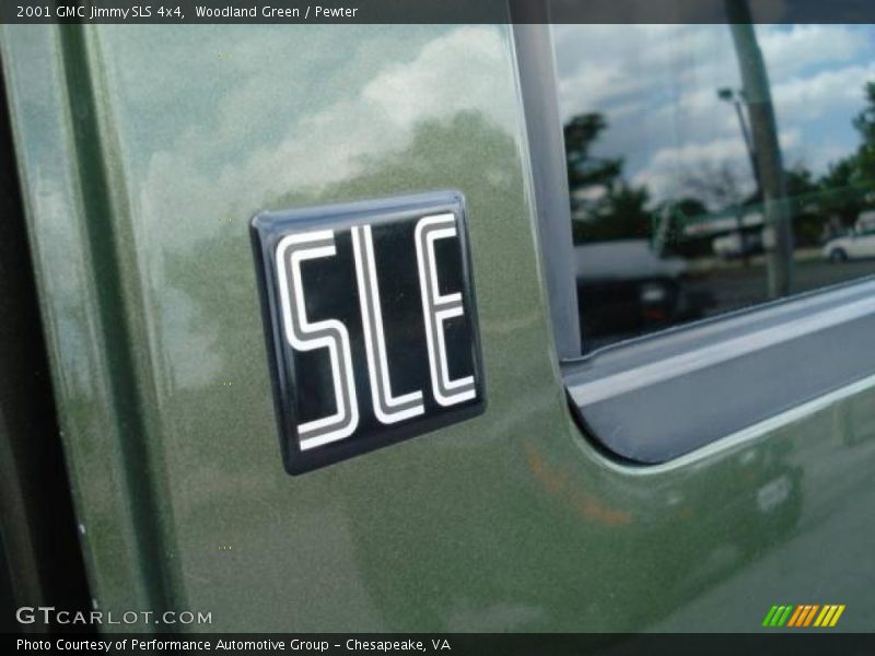 Woodland Green / Pewter 2001 GMC Jimmy SLS 4x4