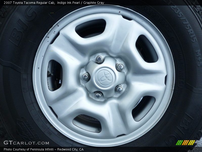 Indigo Ink Pearl / Graphite Gray 2007 Toyota Tacoma Regular Cab