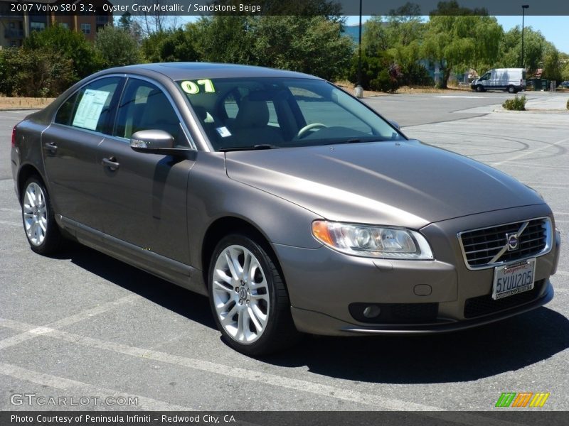 Oyster Gray Metallic / Sandstone Beige 2007 Volvo S80 3.2