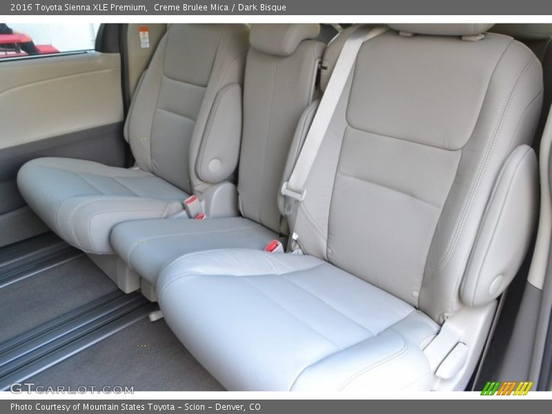 Creme Brulee Mica / Dark Bisque 2016 Toyota Sienna XLE Premium