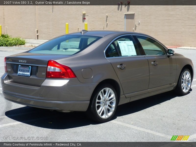 Oyster Gray Metallic / Sandstone Beige 2007 Volvo S80 3.2