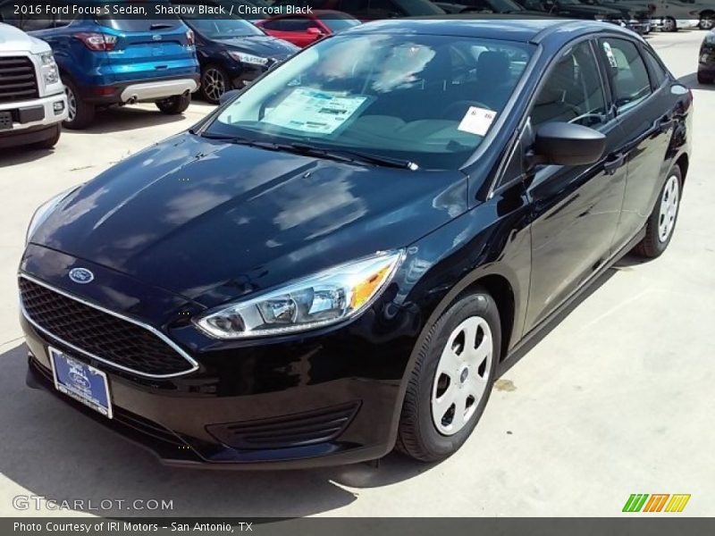 Shadow Black / Charcoal Black 2016 Ford Focus S Sedan
