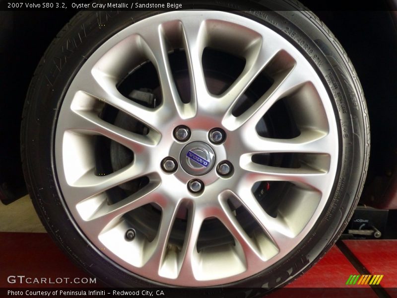 Oyster Gray Metallic / Sandstone Beige 2007 Volvo S80 3.2