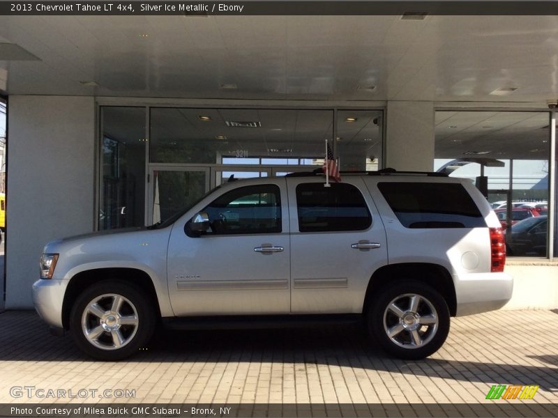 Silver Ice Metallic / Ebony 2013 Chevrolet Tahoe LT 4x4