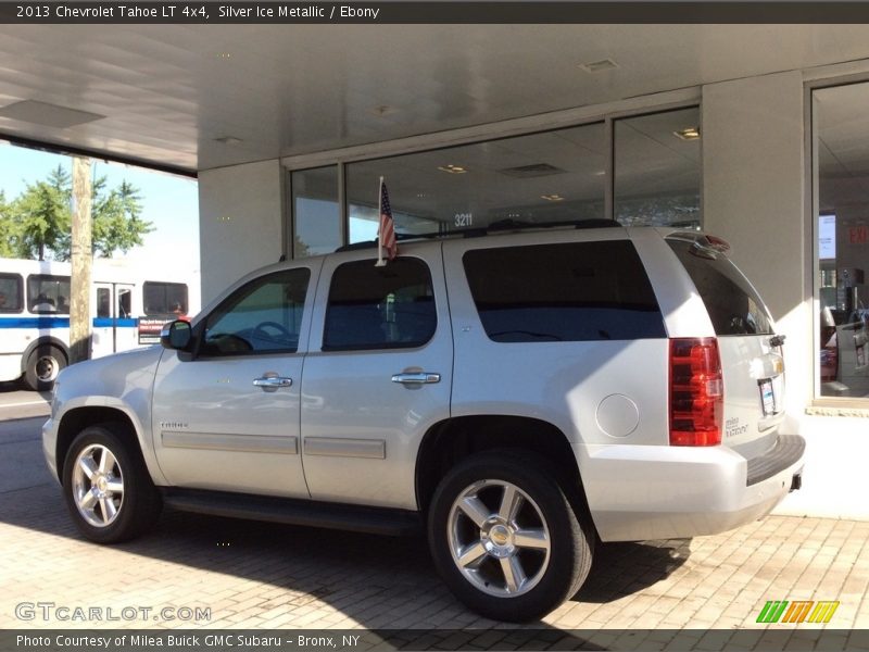 Silver Ice Metallic / Ebony 2013 Chevrolet Tahoe LT 4x4