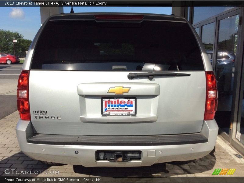 Silver Ice Metallic / Ebony 2013 Chevrolet Tahoe LT 4x4
