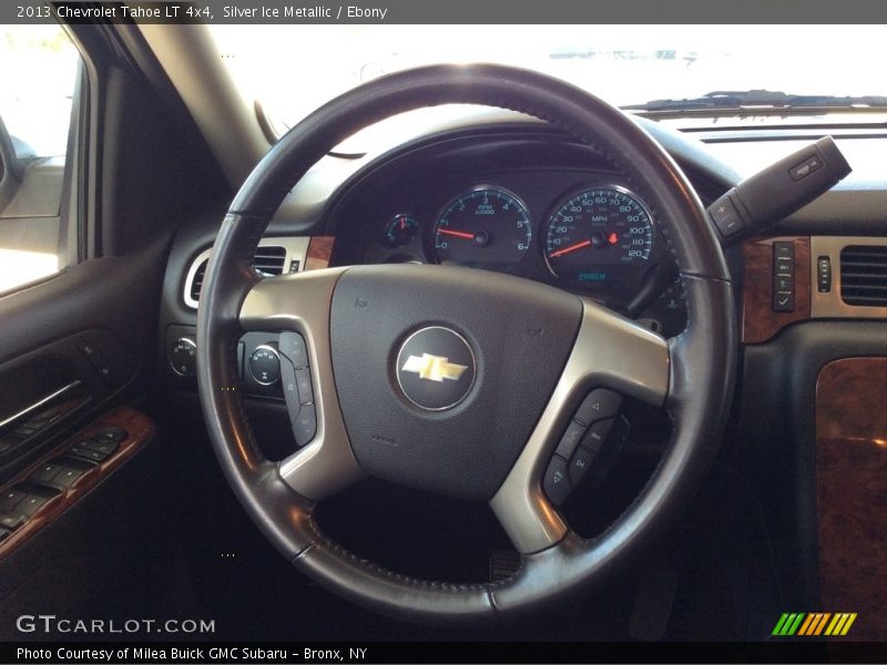 Silver Ice Metallic / Ebony 2013 Chevrolet Tahoe LT 4x4