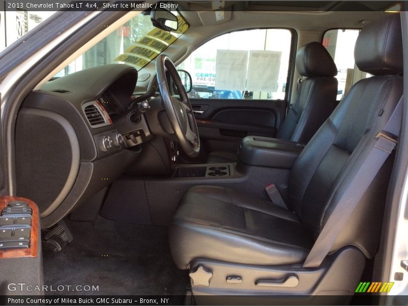 Silver Ice Metallic / Ebony 2013 Chevrolet Tahoe LT 4x4