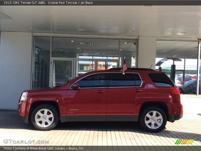 Crystal Red Tintcoat / Jet Black 2013 GMC Terrain SLT AWD