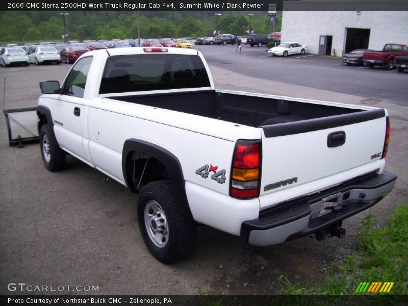 Summit White / Dark Pewter 2006 GMC Sierra 2500HD Work Truck Regular Cab 4x4