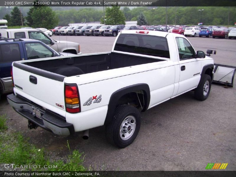 Summit White / Dark Pewter 2006 GMC Sierra 2500HD Work Truck Regular Cab 4x4