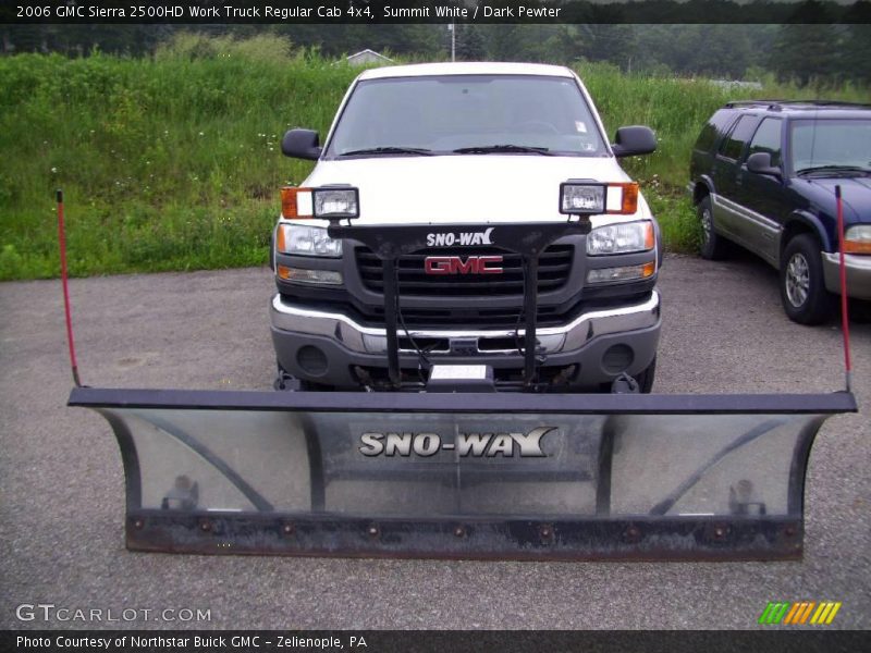 Summit White / Dark Pewter 2006 GMC Sierra 2500HD Work Truck Regular Cab 4x4