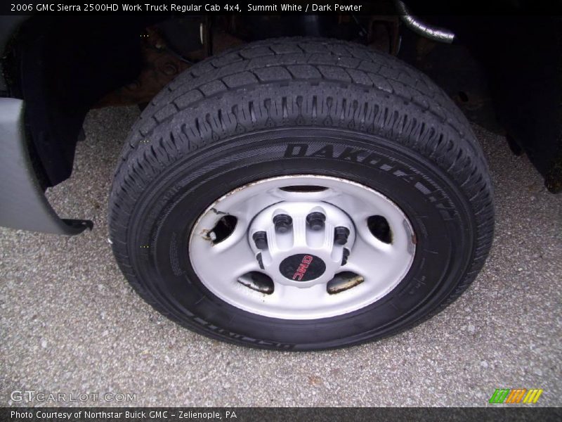 Summit White / Dark Pewter 2006 GMC Sierra 2500HD Work Truck Regular Cab 4x4