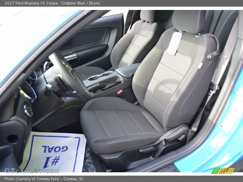 Front Seat of 2017 Mustang V6 Coupe