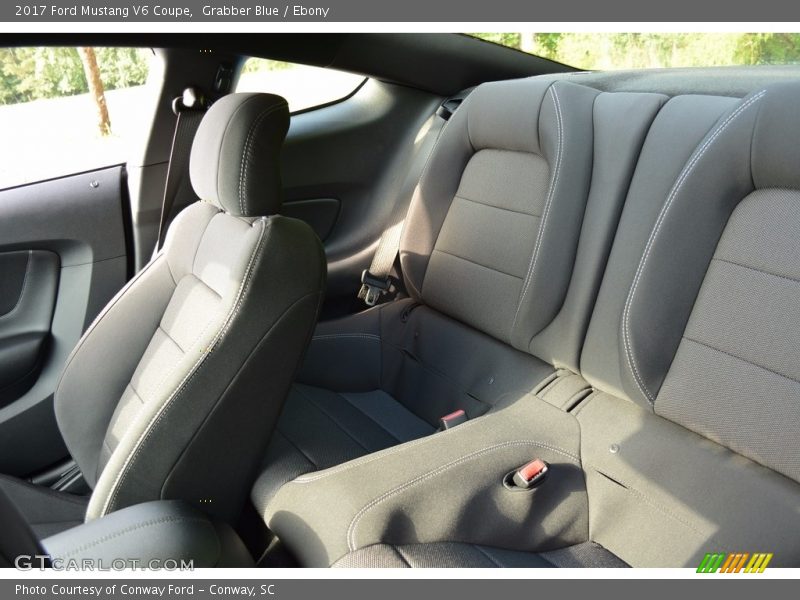 Rear Seat of 2017 Mustang V6 Coupe