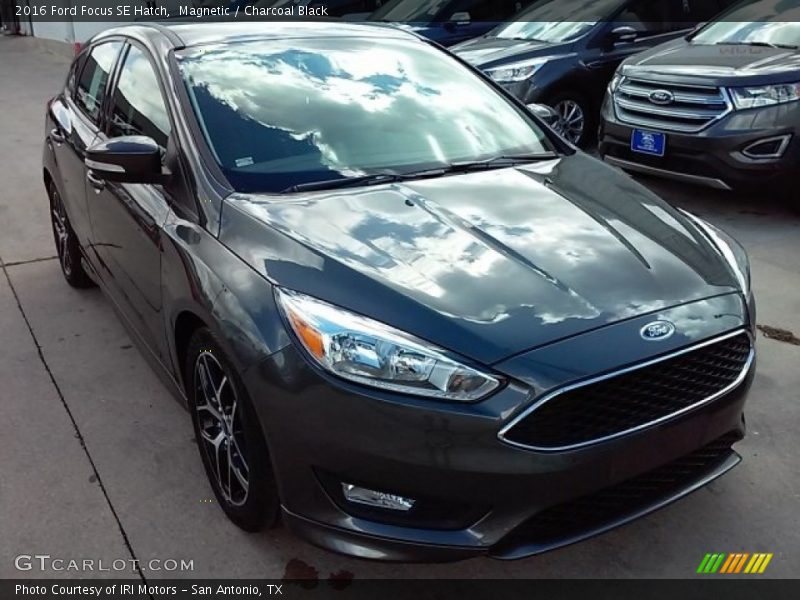 Magnetic / Charcoal Black 2016 Ford Focus SE Hatch