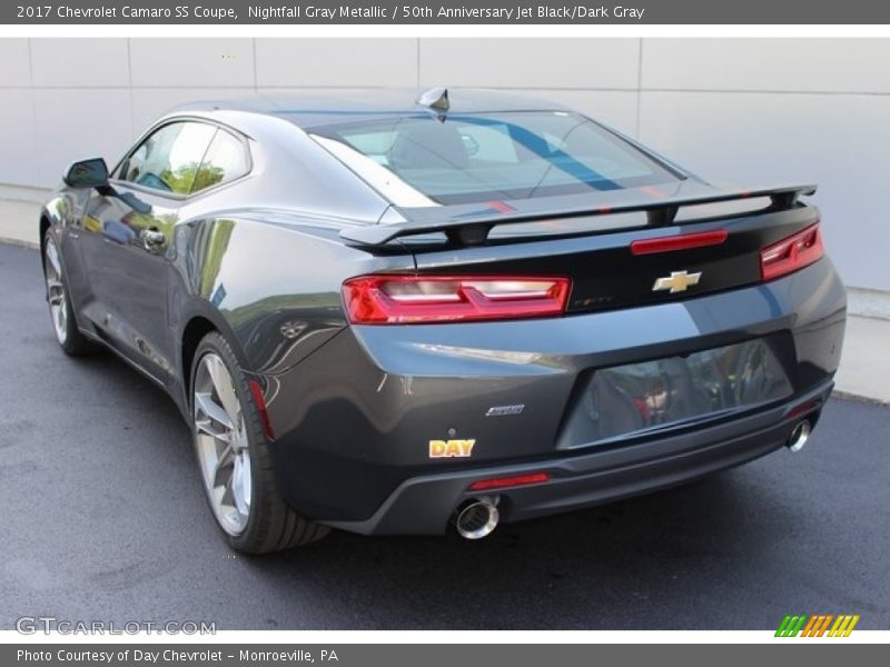 Nightfall Gray Metallic / 50th Anniversary Jet Black/Dark Gray 2017 Chevrolet Camaro SS Coupe