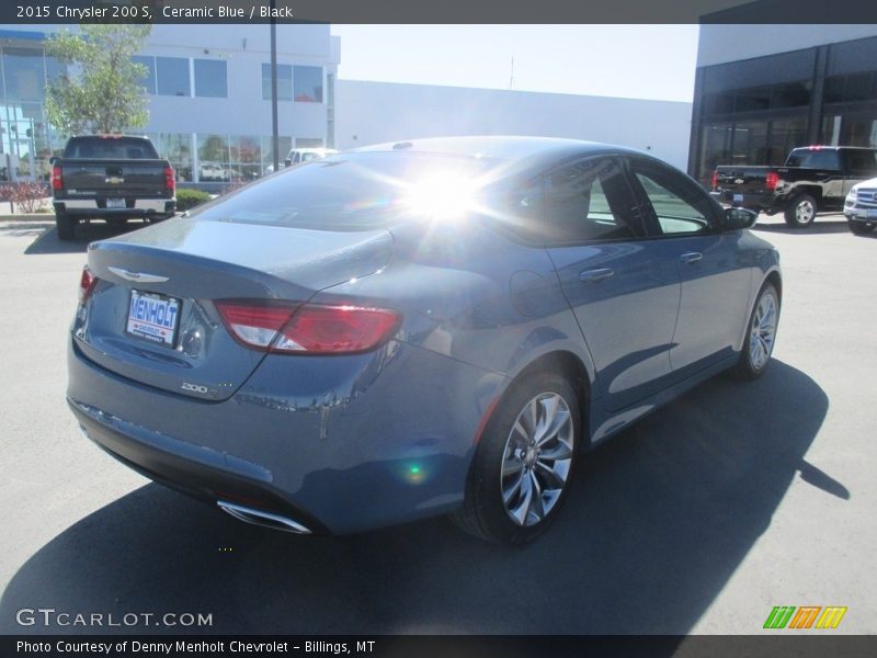 Ceramic Blue / Black 2015 Chrysler 200 S