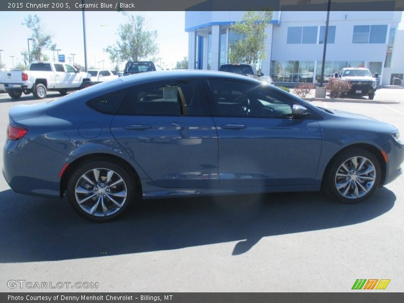 Ceramic Blue / Black 2015 Chrysler 200 S