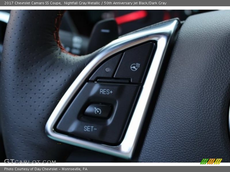 Nightfall Gray Metallic / 50th Anniversary Jet Black/Dark Gray 2017 Chevrolet Camaro SS Coupe
