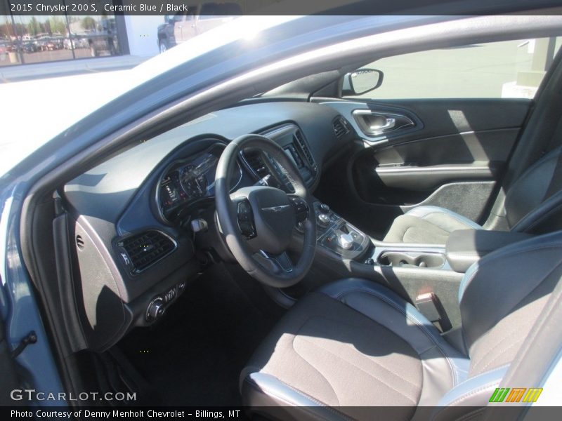 Ceramic Blue / Black 2015 Chrysler 200 S
