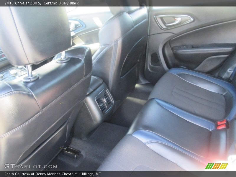 Ceramic Blue / Black 2015 Chrysler 200 S