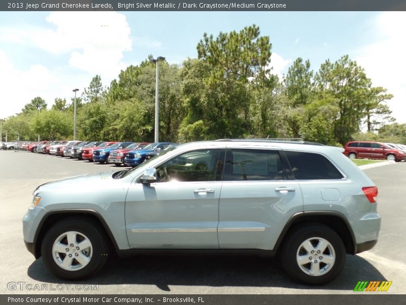 Bright Silver Metallic / Dark Graystone/Medium Graystone 2013 Jeep Grand Cherokee Laredo