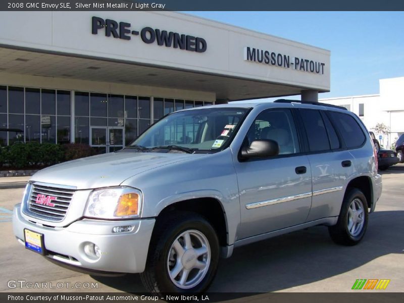 Silver Mist Metallic / Light Gray 2008 GMC Envoy SLE