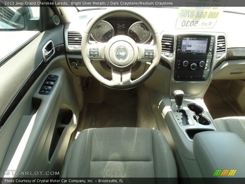 Bright Silver Metallic / Dark Graystone/Medium Graystone 2013 Jeep Grand Cherokee Laredo