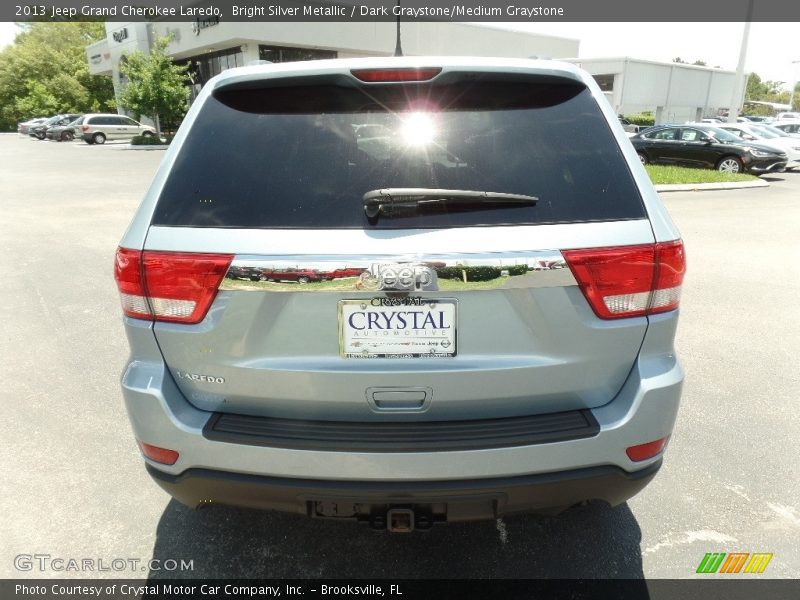 Bright Silver Metallic / Dark Graystone/Medium Graystone 2013 Jeep Grand Cherokee Laredo