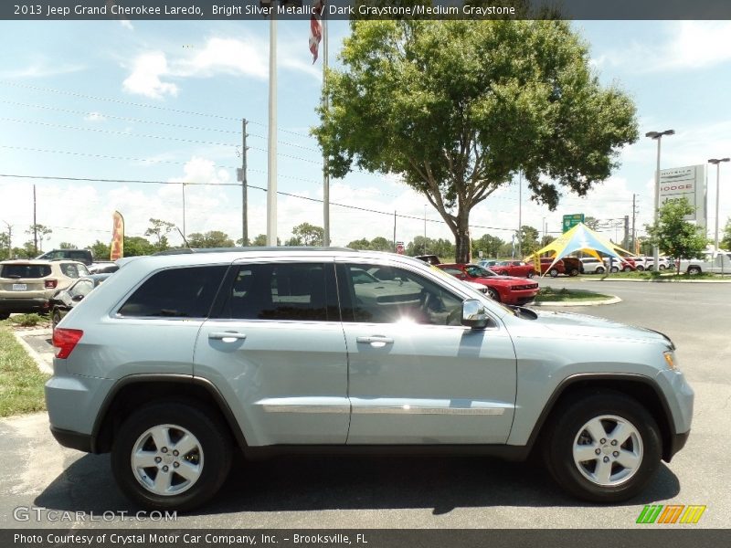 Bright Silver Metallic / Dark Graystone/Medium Graystone 2013 Jeep Grand Cherokee Laredo