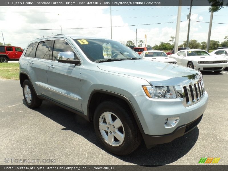 Bright Silver Metallic / Dark Graystone/Medium Graystone 2013 Jeep Grand Cherokee Laredo