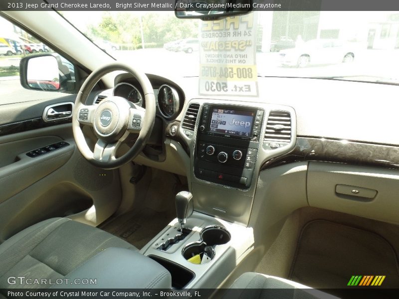 Bright Silver Metallic / Dark Graystone/Medium Graystone 2013 Jeep Grand Cherokee Laredo