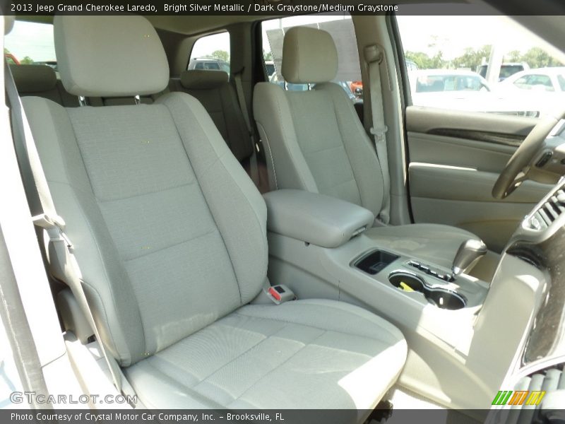 Bright Silver Metallic / Dark Graystone/Medium Graystone 2013 Jeep Grand Cherokee Laredo