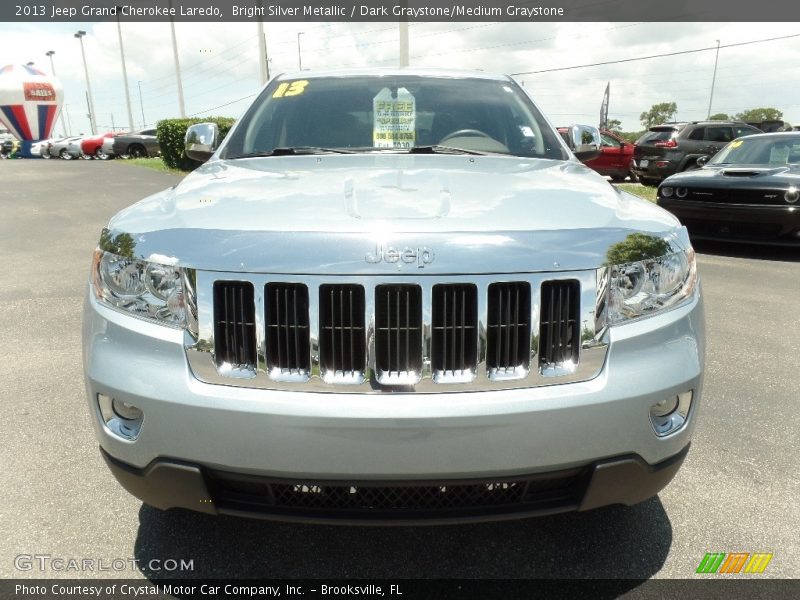 Bright Silver Metallic / Dark Graystone/Medium Graystone 2013 Jeep Grand Cherokee Laredo