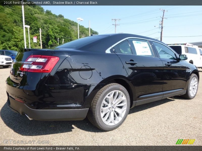 Shadow Black / Charcoal Black 2016 Ford Taurus Limited AWD
