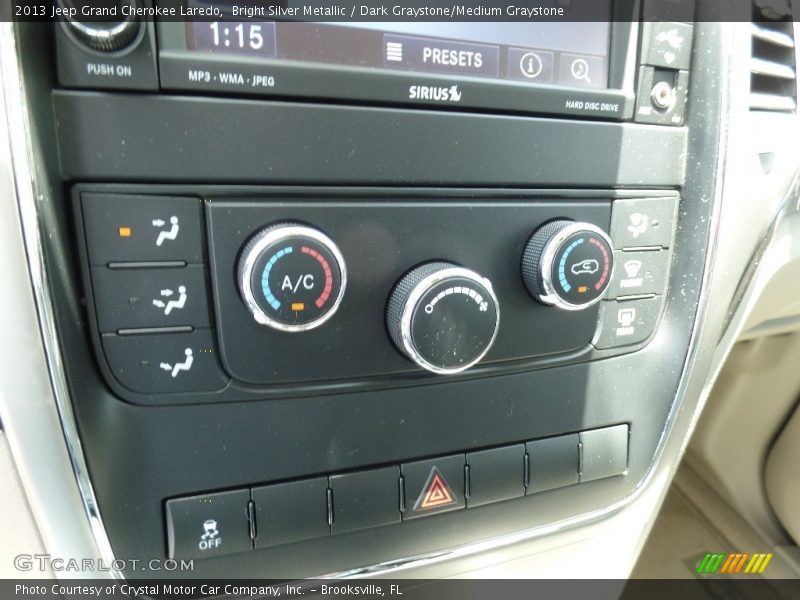 Bright Silver Metallic / Dark Graystone/Medium Graystone 2013 Jeep Grand Cherokee Laredo