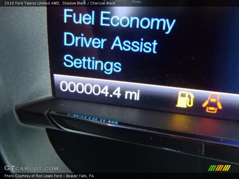 Shadow Black / Charcoal Black 2016 Ford Taurus Limited AWD
