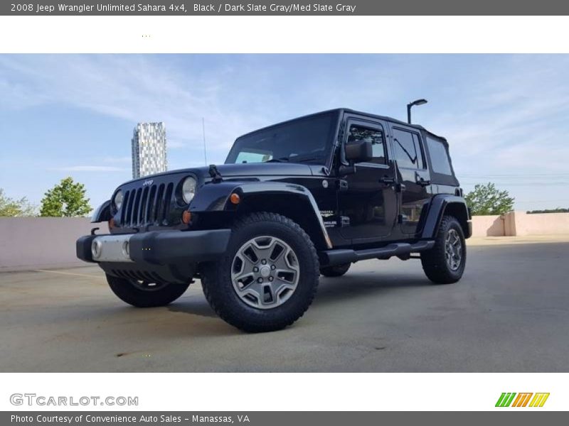 Black / Dark Slate Gray/Med Slate Gray 2008 Jeep Wrangler Unlimited Sahara 4x4