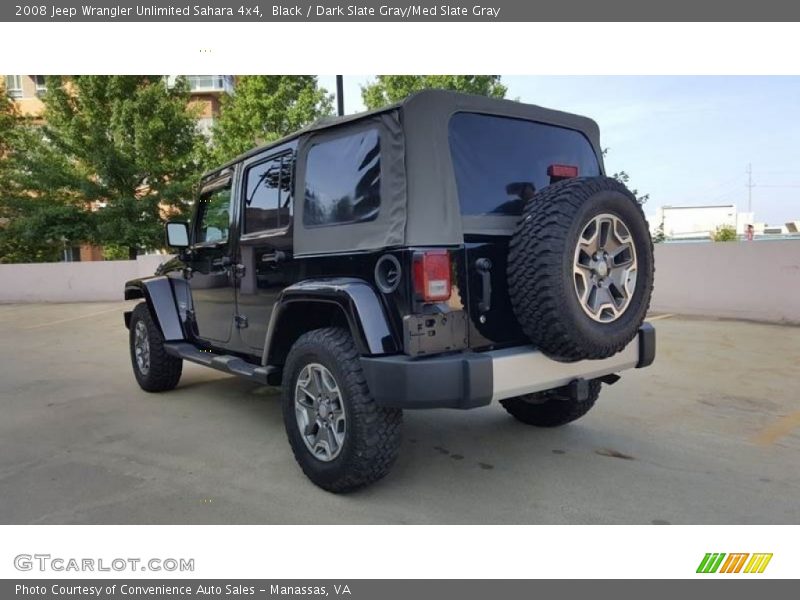 Black / Dark Slate Gray/Med Slate Gray 2008 Jeep Wrangler Unlimited Sahara 4x4